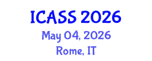 International Conference on Anthropological and Sociological Sciences (ICASS) May 04, 2026 - Rome, Italy