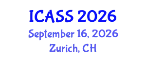 International Conference on Anthropological and Sociological Sciences (ICASS) September 16, 2026 - Zurich, Switzerland