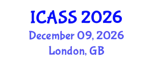 International Conference on Anthropological and Sociological Sciences (ICASS) December 09, 2026 - London, United Kingdom