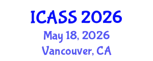 International Conference on Anthropological and Sociological Sciences (ICASS) May 18, 2026 - Vancouver, Canada