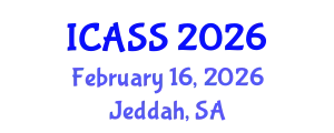 International Conference on Anthropological and Sociological Sciences (ICASS) February 16, 2026 - Jeddah, Saudi Arabia