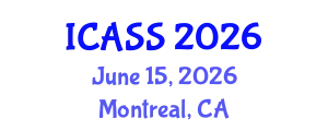 International Conference on Anthropological and Sociological Sciences (ICASS) June 15, 2026 - Montreal, Canada