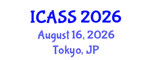 International Conference on Anthropological and Sociological Sciences (ICASS) August 16, 2026 - Tokyo, Japan