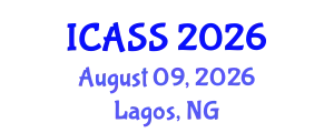 International Conference on Anthropological and Sociological Sciences (ICASS) August 09, 2026 - Lagos, Nigeria