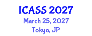 International Conference on Anthropological and Sociological Sciences (ICASS) March 25, 2027 - Tokyo, Japan