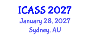 International Conference on Anthropological and Sociological Sciences (ICASS) January 28, 2027 - Sydney, Australia