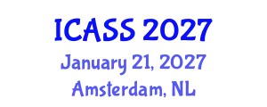 International Conference on Anthropological and Sociological Sciences (ICASS) January 21, 2027 - Amsterdam, Netherlands