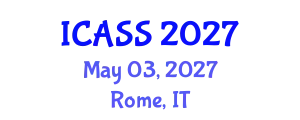 International Conference on Anthropological and Sociological Sciences (ICASS) May 03, 2027 - Rome, Italy