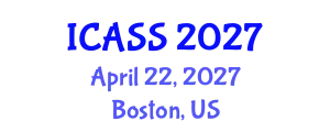 International Conference on Anthropological and Sociological Sciences (ICASS) April 22, 2027 - Boston, United States