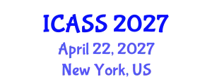 International Conference on Anthropological and Sociological Sciences (ICASS) April 22, 2027 - New York, United States
