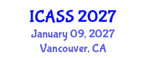 International Conference on Anthropological and Sociological Sciences (ICASS) January 09, 2027 - Vancouver, Canada