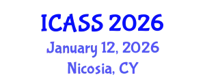 International Conference on Anthropological and Sociological Sciences (ICASS) January 12, 2026 - Nicosia, Cyprus