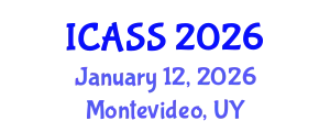 International Conference on Anthropological and Sociological Sciences (ICASS) January 12, 2026 - Montevideo, Uruguay