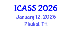 International Conference on Anthropological and Sociological Sciences (ICASS) January 12, 2026 - Phuket, Thailand