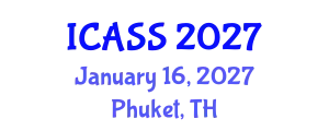 International Conference on Anthropological and Sociological Sciences (ICASS) January 16, 2027 - Phuket, Thailand