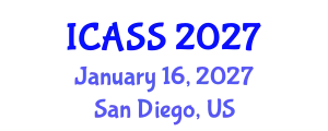 International Conference on Anthropological and Sociological Sciences (ICASS) January 16, 2027 - San Diego, United States