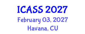 International Conference on Anthropological and Sociological Sciences (ICASS) February 03, 2027 - Havana, Cuba