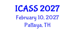 International Conference on Anthropological and Sociological Sciences (ICASS) February 10, 2027 - Pattaya, Thailand