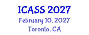 International Conference on Anthropological and Sociological Sciences (ICASS) February 10, 2027 - Toronto, Canada