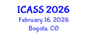 International Conference on Anthropological and Sociological Sciences (ICASS) February 16, 2026 - Bogota, Colombia