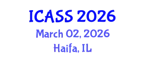 International Conference on Anthropological and Sociological Sciences (ICASS) March 02, 2026 - Haifa, Israel