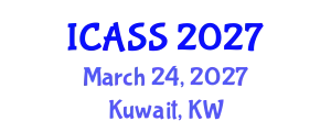 International Conference on Anthropological and Sociological Sciences (ICASS) March 24, 2027 - Kuwait, Kuwait