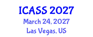 International Conference on Anthropological and Sociological Sciences (ICASS) March 24, 2027 - Las Vegas, United States
