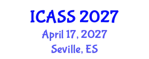 International Conference on Anthropological and Sociological Sciences (ICASS) April 17, 2027 - Seville, Spain