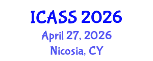 International Conference on Anthropological and Sociological Sciences (ICASS) April 27, 2026 - Nicosia, Cyprus