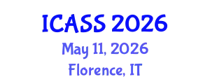International Conference on Anthropological and Sociological Sciences (ICASS) May 11, 2026 - Florence, Italy