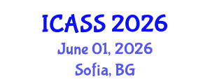 International Conference on Anthropological and Sociological Sciences (ICASS) June 01, 2026 - Sofia, Bulgaria