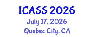 International Conference on Anthropological and Sociological Sciences (ICASS) July 17, 2026 - Quebec City, Canada