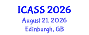 International Conference on Anthropological and Sociological Sciences (ICASS) August 21, 2026 - Edinburgh, United Kingdom
