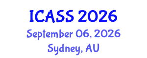 International Conference on Anthropological and Sociological Sciences (ICASS) September 06, 2026 - Sydney, Australia