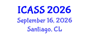 International Conference on Anthropological and Sociological Sciences (ICASS) September 16, 2026 - Santiago, Chile