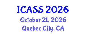 International Conference on Anthropological and Sociological Sciences (ICASS) October 21, 2026 - Quebec City, Canada