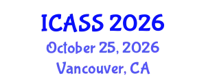 International Conference on Anthropological and Sociological Sciences (ICASS) October 25, 2026 - Vancouver, Canada