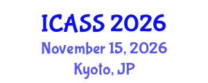 International Conference on Anthropological and Sociological Sciences (ICASS) November 15, 2026 - Kyoto, Japan