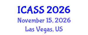International Conference on Anthropological and Sociological Sciences (ICASS) November 15, 2026 - Las Vegas, United States