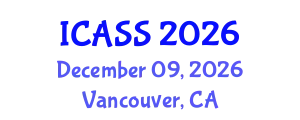 International Conference on Anthropological and Sociological Sciences (ICASS) December 09, 2026 - Vancouver, Canada