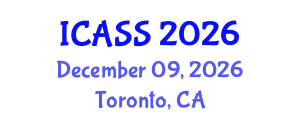 International Conference on Anthropological and Sociological Sciences (ICASS) December 09, 2026 - Toronto, Canada