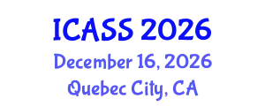 International Conference on Anthropological and Sociological Sciences (ICASS) December 16, 2026 - Quebec City, Canada