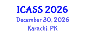 International Conference on Anthropological and Sociological Sciences (ICASS) December 30, 2026 - Karachi, Pakistan