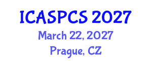 International Conference on Anthropology, Sociology, Political and Communication Science (ICASPCS) March 22, 2027 - Prague, Czechia