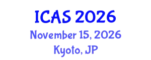 International Conference on Aquaculture and Fisheries (ICAS) November 15, 2026 - Kyoto, Japan