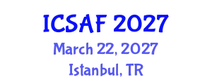 International Conference on Sustainable Aquaculture and Fisheries (ICSAF) March 22, 2027 - Istanbul, Turkey