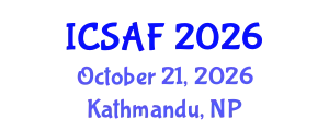 International Conference on Sustainable Aquaculture and Fisheries (ICSAF) October 21, 2026 - Kathmandu, Nepal