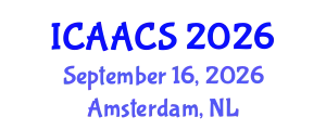 International Conference on Agriculture, Agronomy and Crop Sciences (ICAACS) September 16, 2026 - Amsterdam, Netherlands