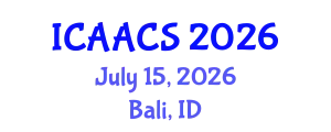 International Conference on Agriculture, Agronomy and Crop Sciences (ICAACS) July 15, 2026 - Bali, Indonesia