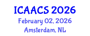 International Conference on Agriculture, Agronomy and Crop Sciences (ICAACS) February 02, 2026 - Amsterdam, Netherlands